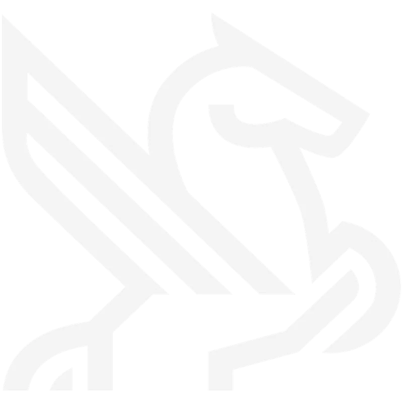 Weißer Pegasus, das Markenzeichen von Againstmedia