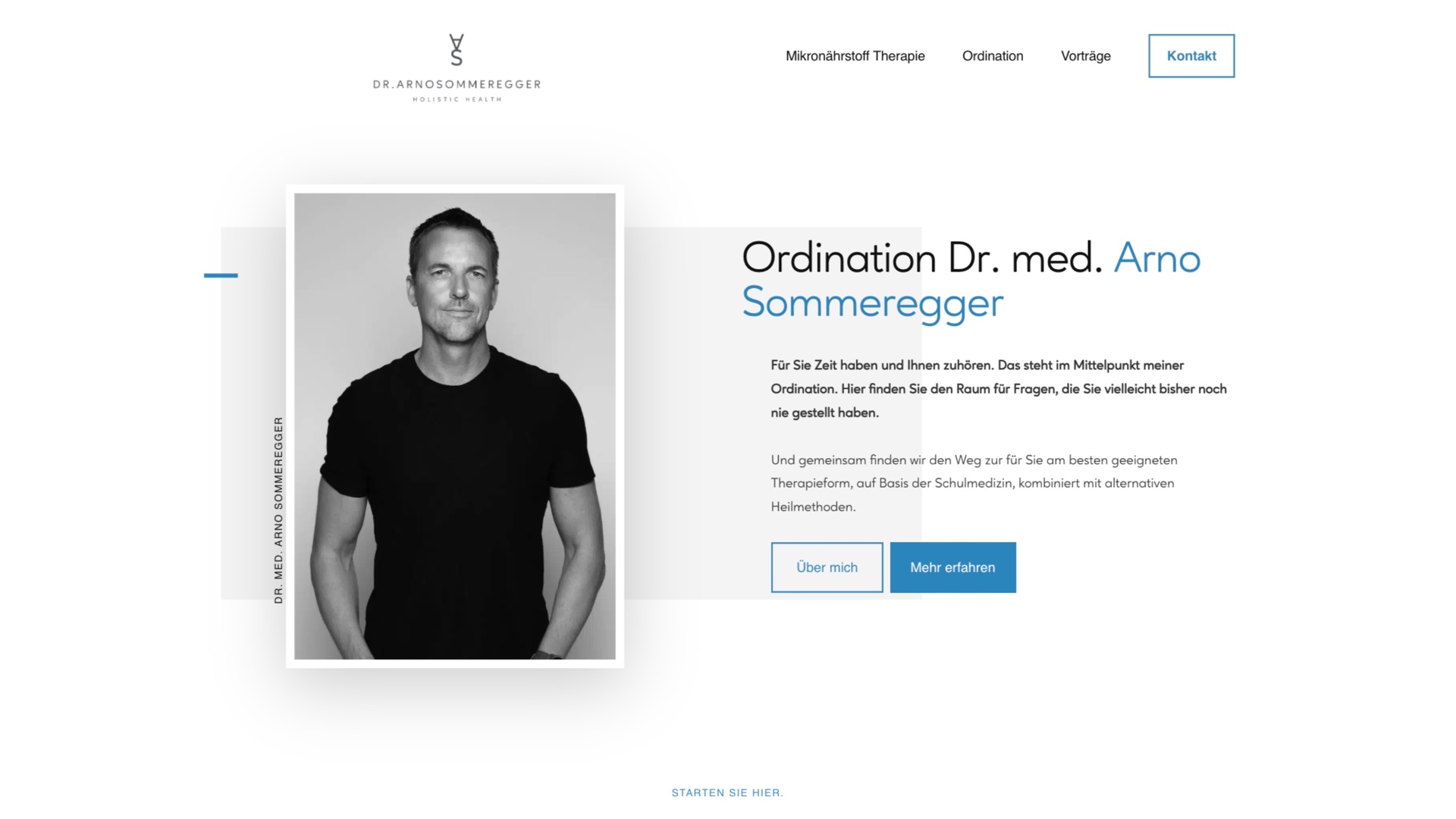 Website von Dr. Arno Sommeregger