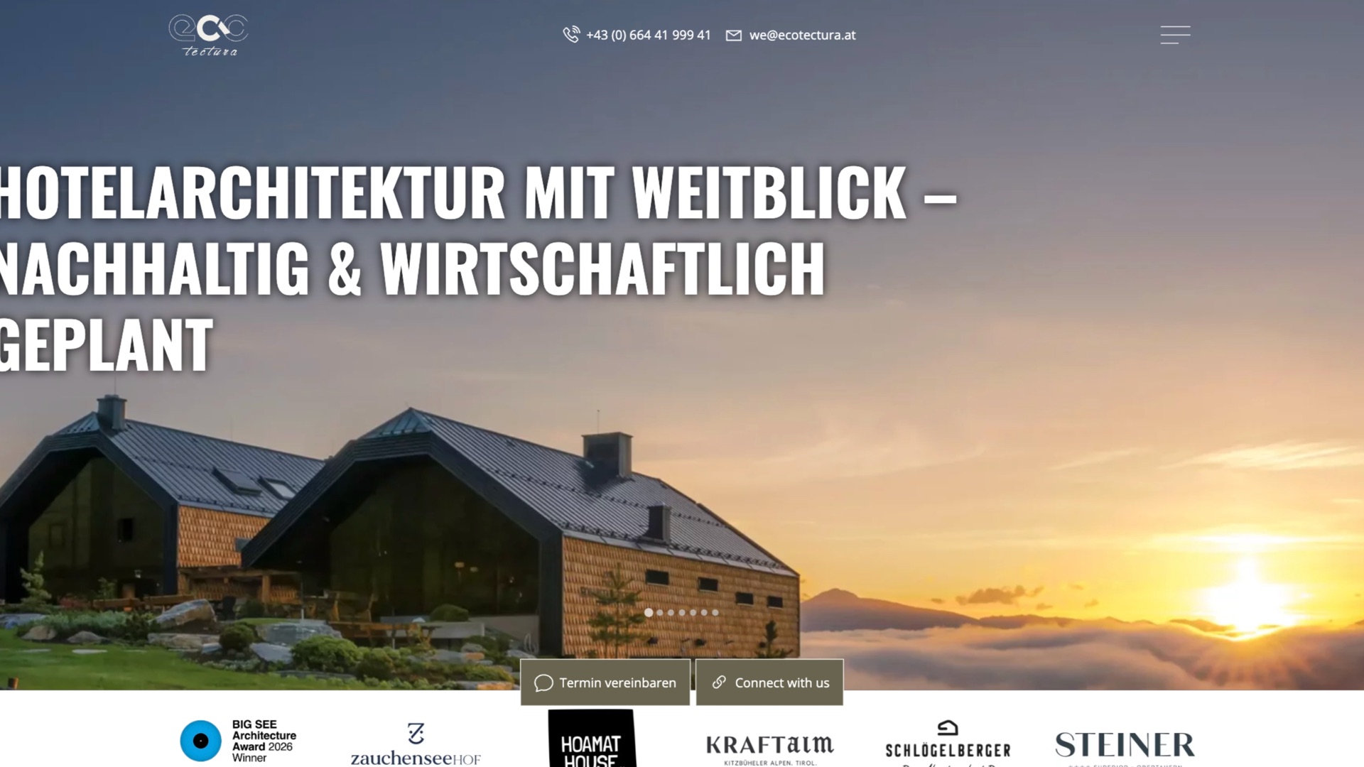 Website von Ecotectura