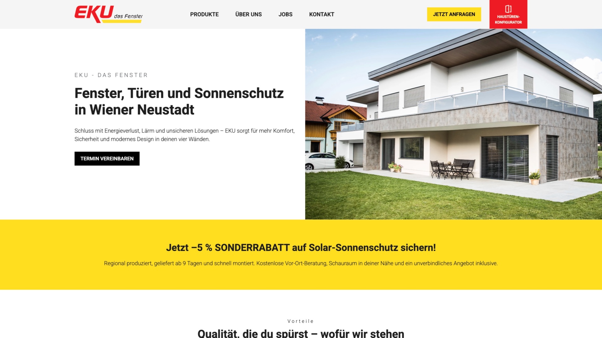 Website von EKU – Das Fenster