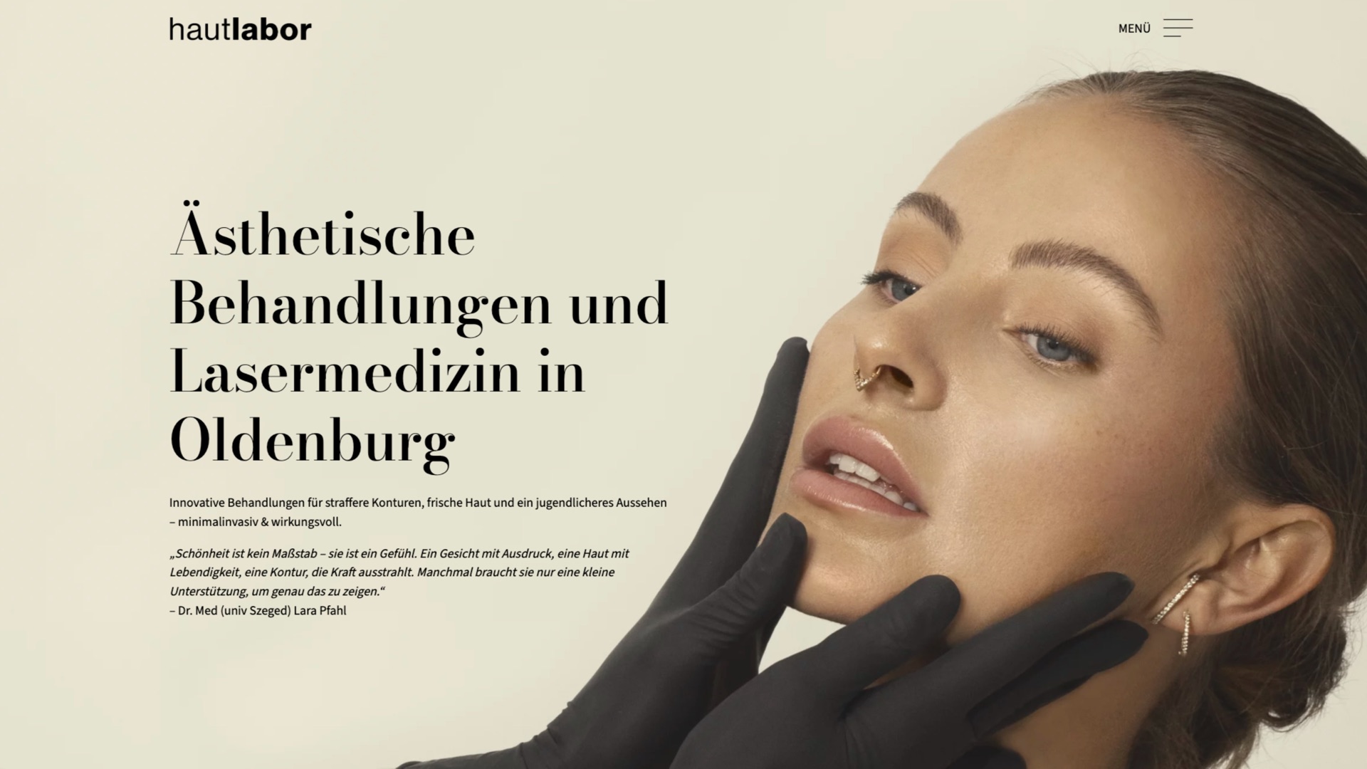 Website von hautlabor