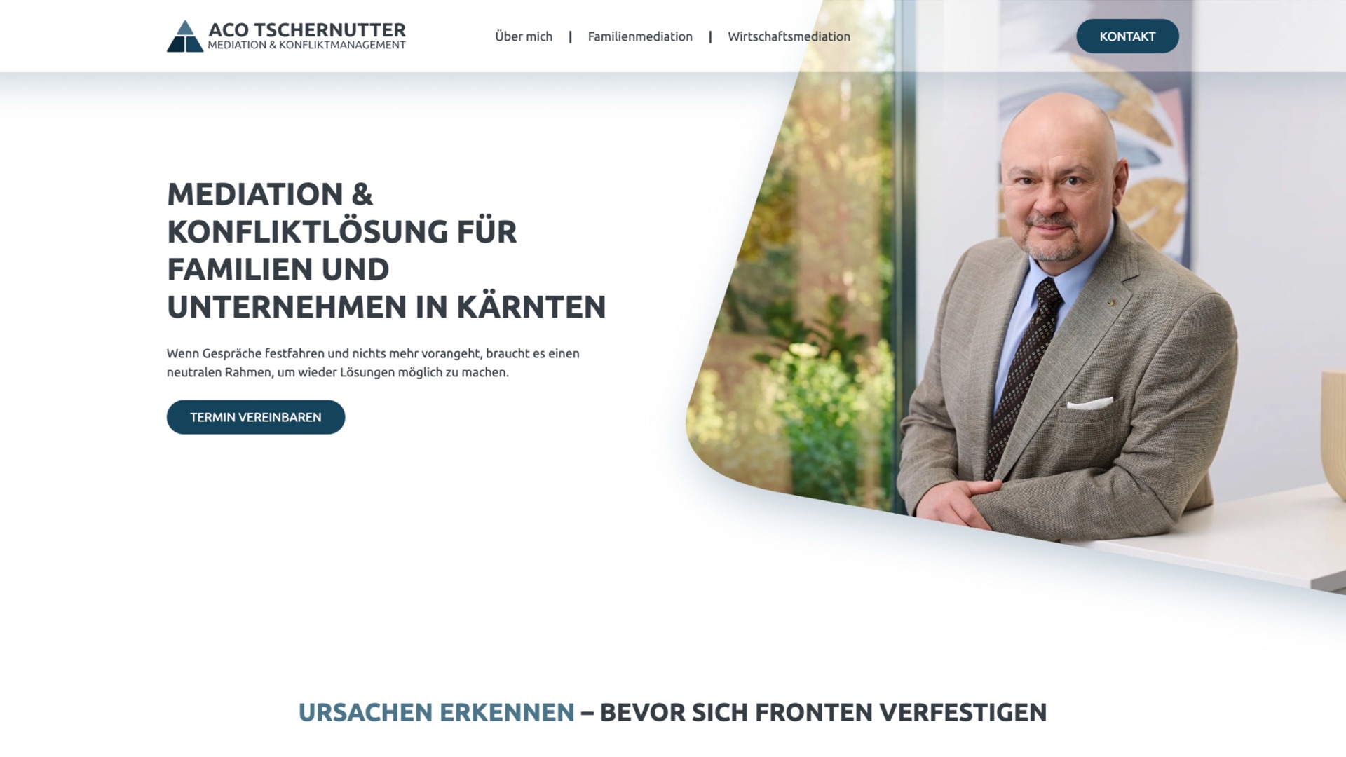 Website von ACO Tschernutter