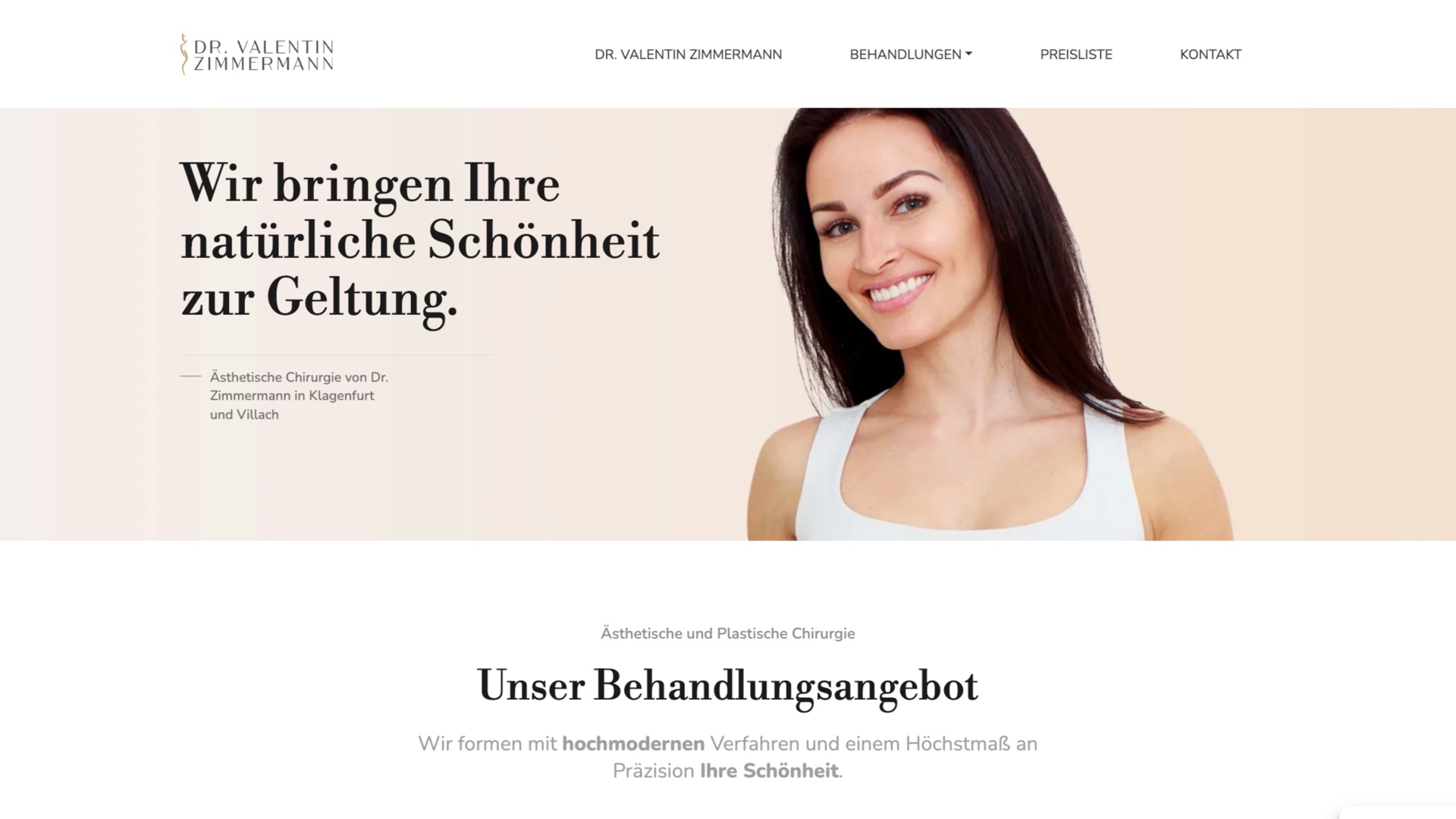 Website von Dr. Valentin Zimmermann